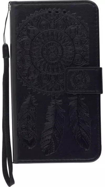 Coque iPhone 6/6s - Flip Dreamcatcher - Noir