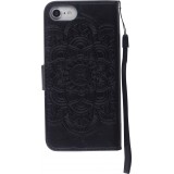 Hülle iPhone 6/6s - Flip Dreamcatcher - Schwarz