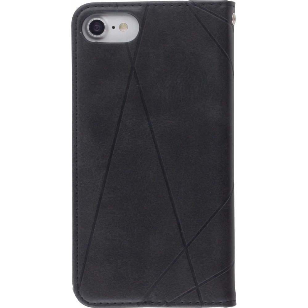 Coque iPhone 6/6s - Flip Géometrique - Noir