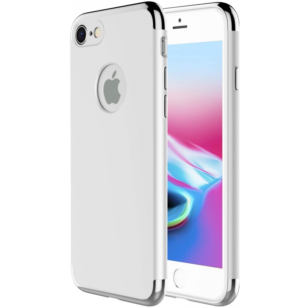 Coque iPhone 7 Plus / 8 Plus - Frame gold - Argent