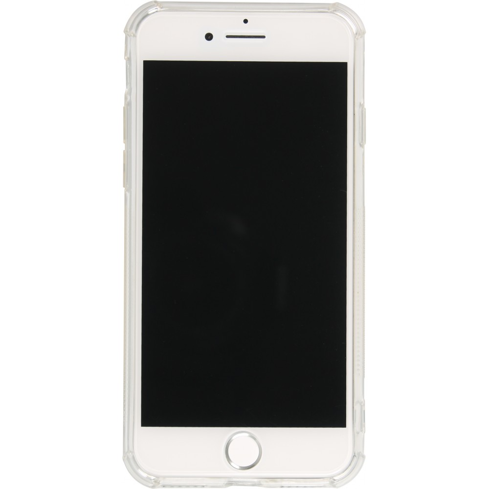 Coque iPhone 7 / 8 / SE (2020, 2022) - Gel Bumper Porte-carte - Transparent