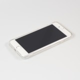 Hülle iPhone 7 / 8 / SE (2020, 2022) - Gummi Bumper Kartenhalter - Transparent