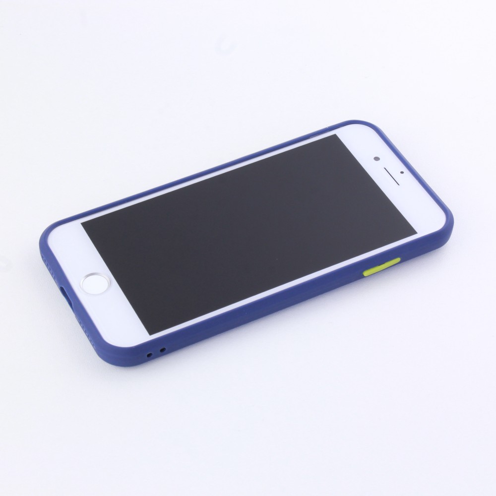 Coque iPhone 7 / 8 / SE (2020, 2022) - Glass Line - Bleu foncé
