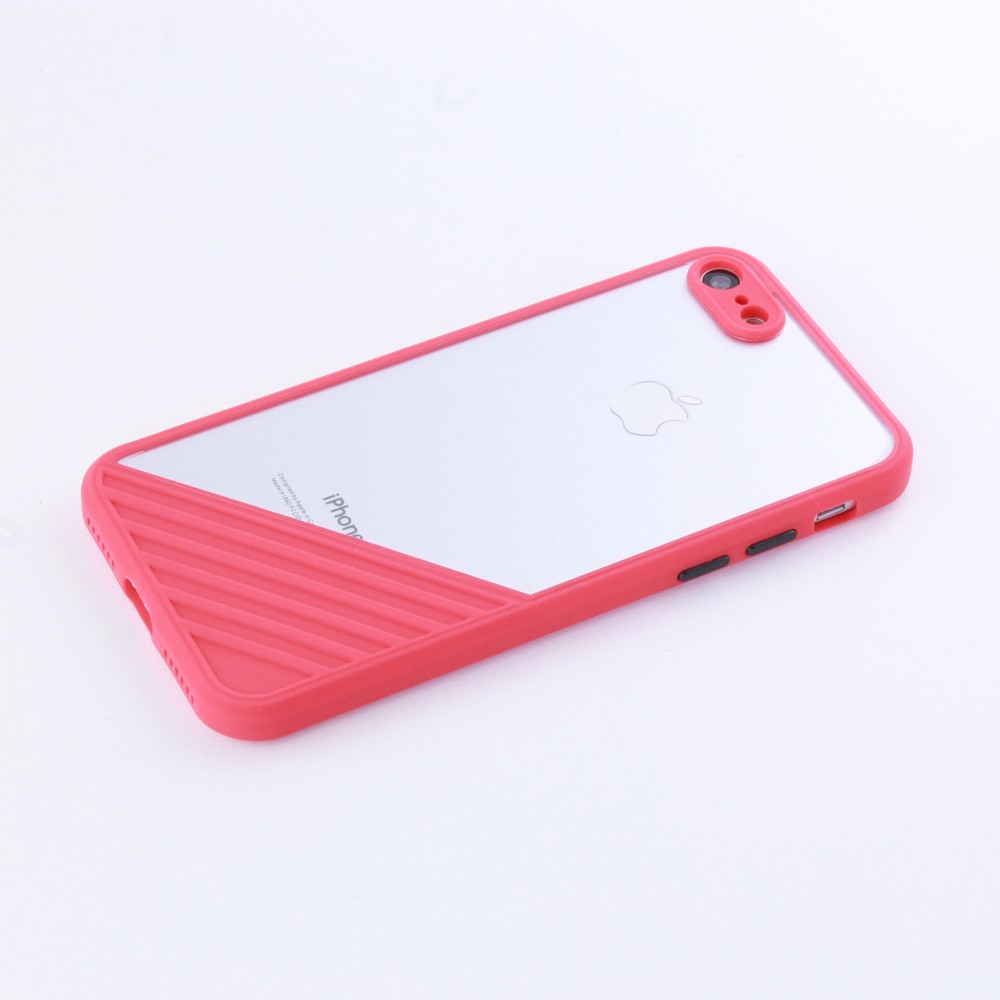 Coque iPhone 7 / 8 / SE (2020, 2022) - Glass Line - Rouge