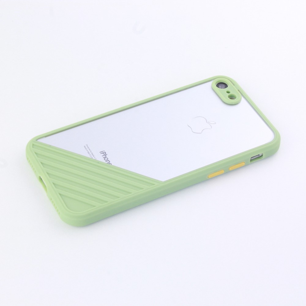 Coque iPhone 7 / 8 / SE (2020, 2022) - Glass Line vert clair