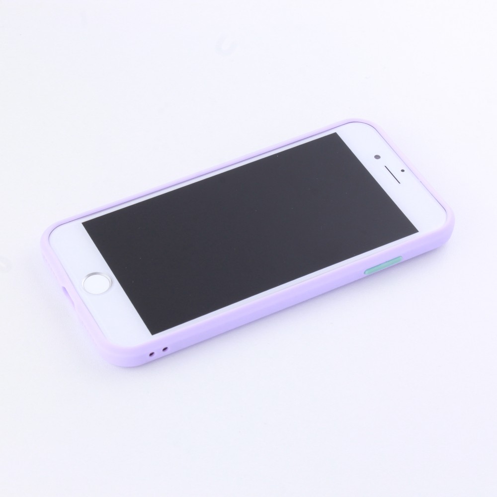 Coque iPhone 7 / 8 / SE (2020, 2022) - Glass Line - Violet