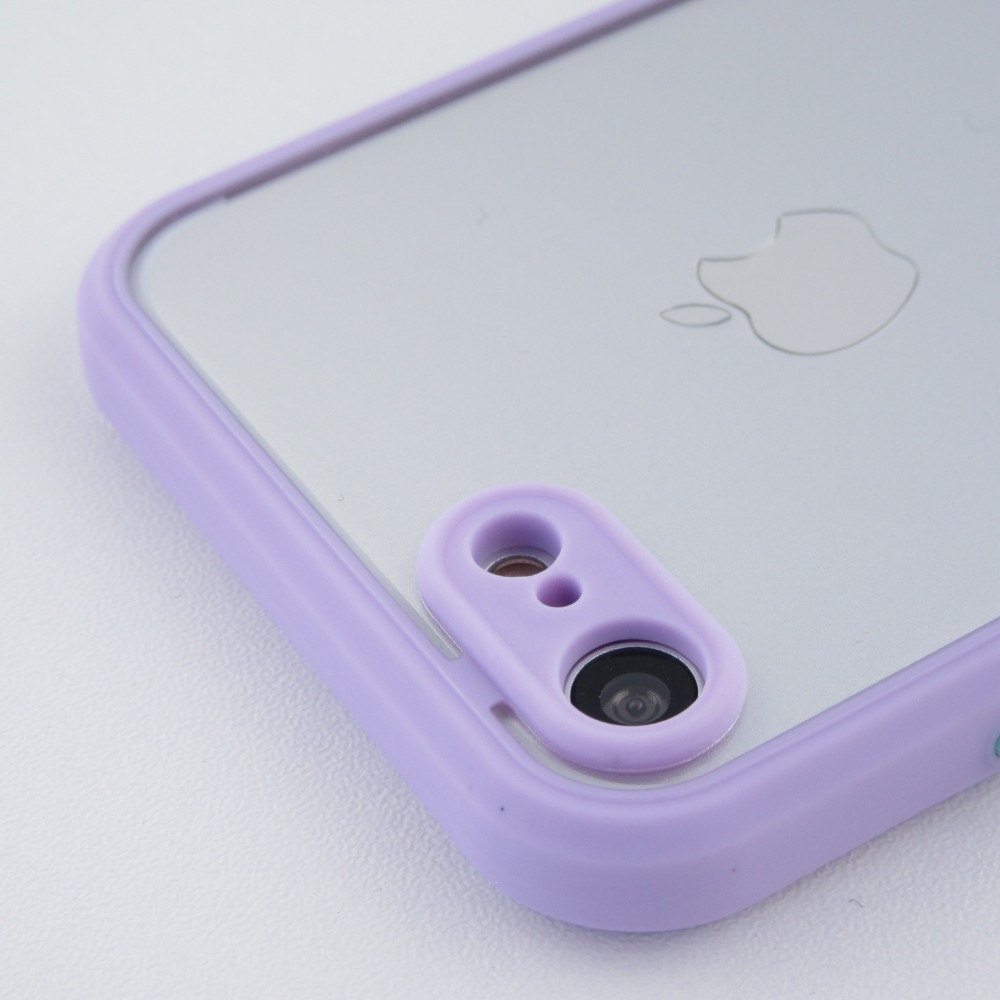 Coque iPhone 7 / 8 / SE (2020, 2022) - Glass Line - Violet