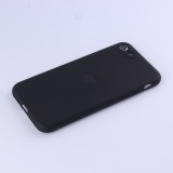 Coque iPhone 7 / 8 / SE (2020, 2022) - Silicone Mat Coeur - Noir