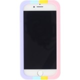 Coque iPhone 7 / 8 / SE (2020, 2022) - Silicone jeu éclate bulles anti-stress arc-en-ciel