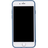 Coque iPhone 7 / 8 / SE (2020, 2022) - Soft Touch avec anneau - Bleu