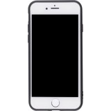 Hülle iPhone 6/6s - Soft Touch mit Ring - Schwarz