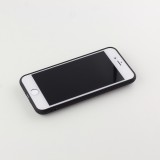 Hülle iPhone 6/6s - Soft Touch mit Ring - Schwarz