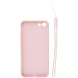 Coque iPhone 7 / 8 / SE (2020, 2022) - Soft Touch avec anneau - Rose