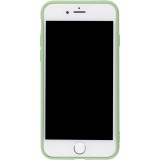 Coque iPhone 7 / 8 / SE (2020, 2022) - Soft Touch avec anneau vert clair