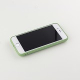 Coque iPhone 7 / 8 / SE (2020, 2022) - Soft Touch avec anneau vert clair