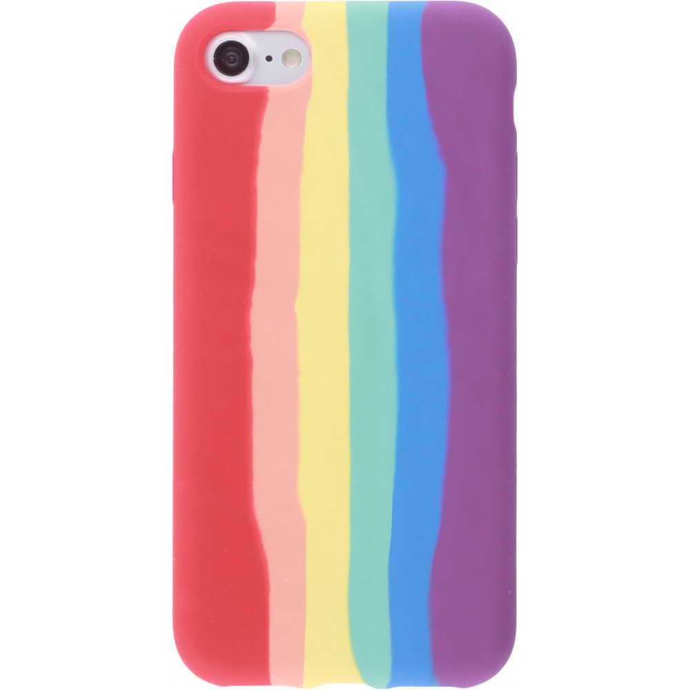 Coque iPhone 7 / 8 / SE (2020, 2022) - Soft Touch multicolors