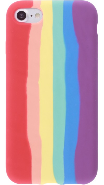 Hülle iPhone 7 / 8 / SE (2020, 2022) - Soft Touch multicolors