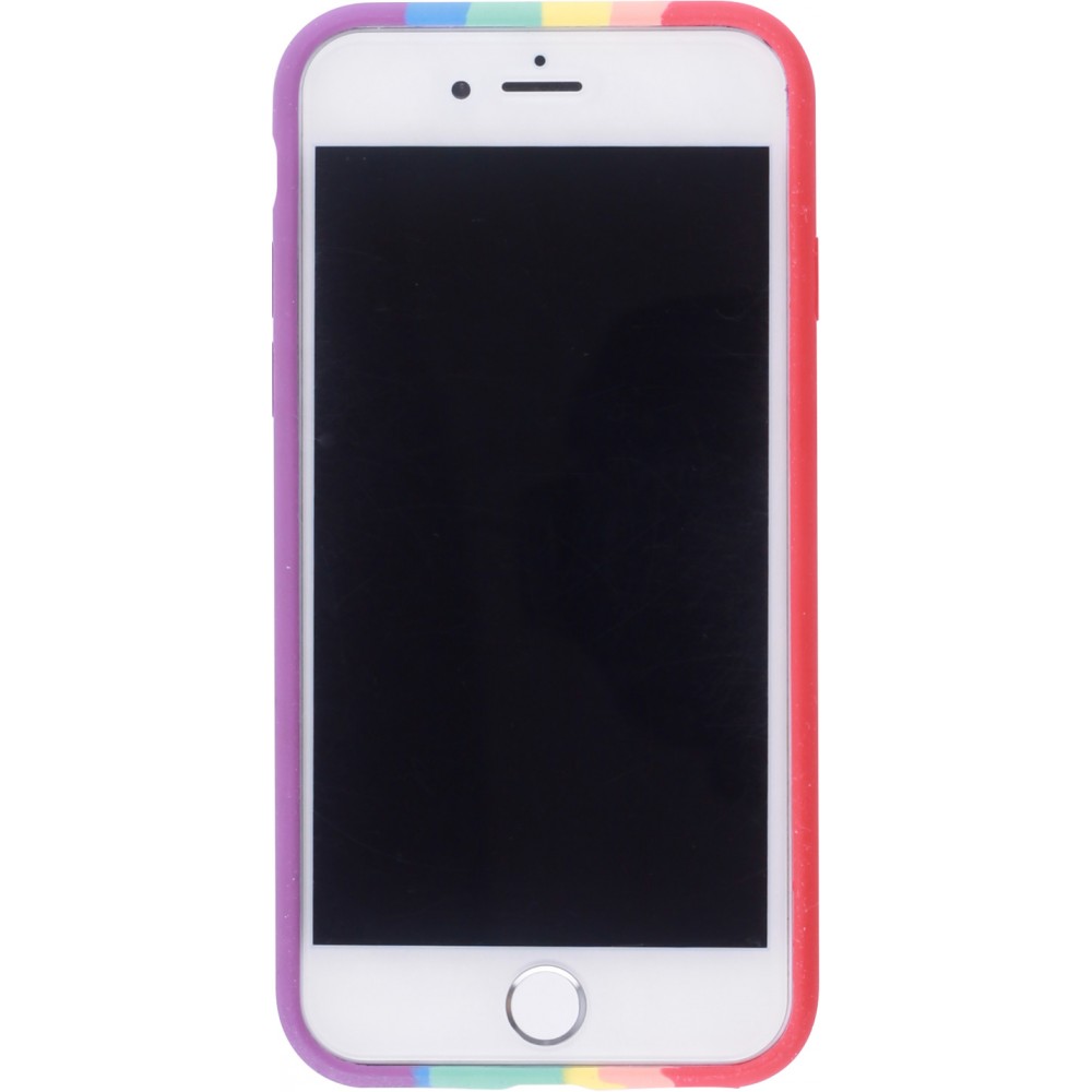 Hülle iPhone 7 / 8 / SE (2020, 2022) - Soft Touch multicolors