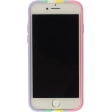 Coque iPhone 7 / 8 / SE (2020, 2022) - Soft Touch multicolors rose - Violet