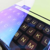 Coque iPhone 7 / 8 / SE (2020, 2022) - Shine Keyboard - Blanc