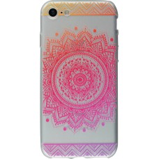 Coque iPhone 7 / 8 / SE (2020, 2022) - Clear Degraded Oriental - Rose