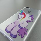 Coque iPhone 7 Plus / 8 Plus - Clear Licorne boisson