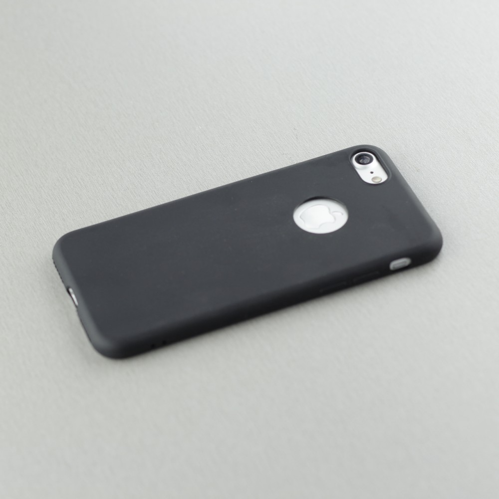 Coque iPhone 7 Plus / 8 Plus - Silicone Mat - Noir