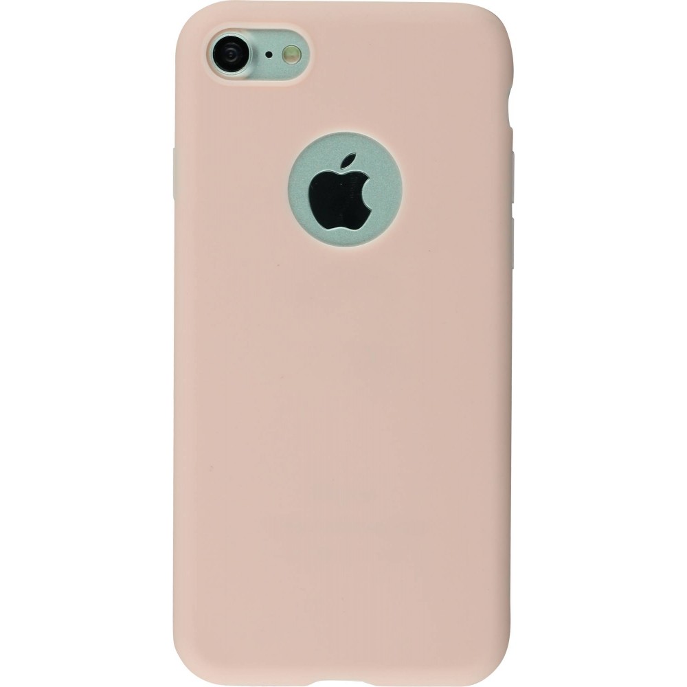 Coque iPhone 7 / 8 / SE (2020, 2022) - Silicone Mat - Rose clair