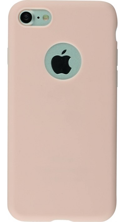 Coque iPhone 7 / 8 / SE (2020, 2022) - Silicone Mat - Rose clair