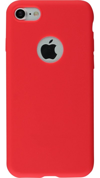 Hülle iPhone 7 / 8 / SE (2020, 2022) - Silicone Mat - Rot