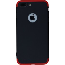 Coque iPhone 5/5s / SE (2016) - 360° Full Body noir - Rouge