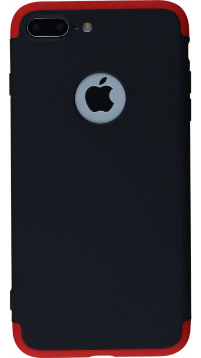 Hülle iPhone 5/5s / SE (2016) - 360° Full Body schwarz - Rot