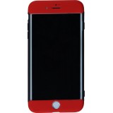 Hülle iPhone 5/5s / SE (2016) - 360° Full Body schwarz - Rot