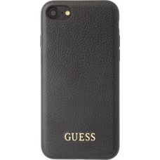 Coque iPhone 7 Plus / 8 Plus - Guess Cuir - Noir