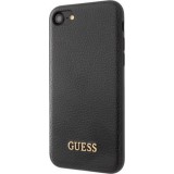 Coque iPhone 7 Plus / 8 Plus - Guess Cuir - Noir