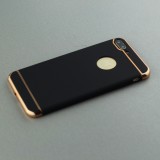 Coque iPhone 7 / 8 / SE (2020, 2022) - Frame gold - Noir