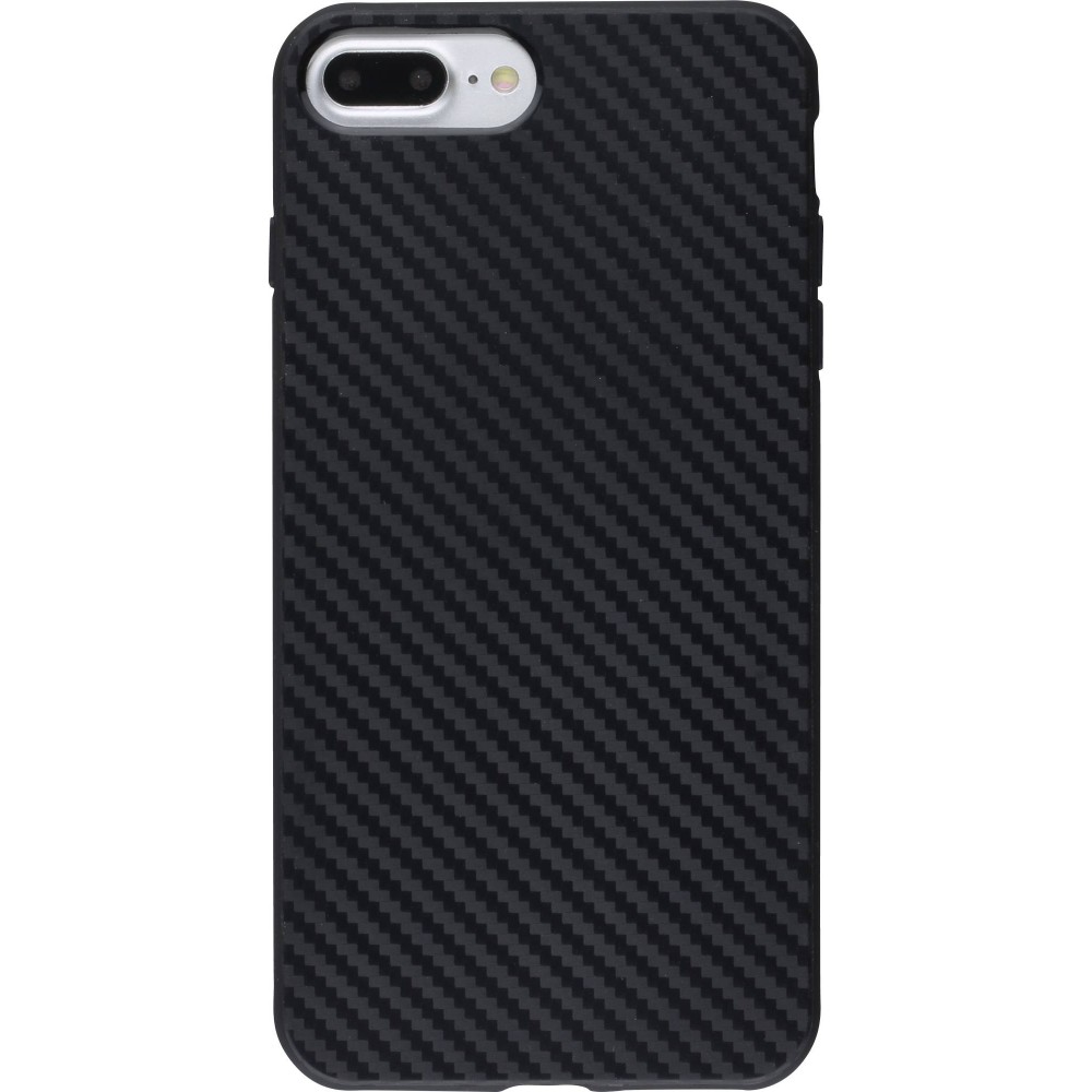 Coque iPhone 7 Plus / 8 Plus - TPU Carbon