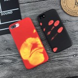 Coque iPhone 7 / 8 / SE (2020, 2022) - Thermosensible - Noir