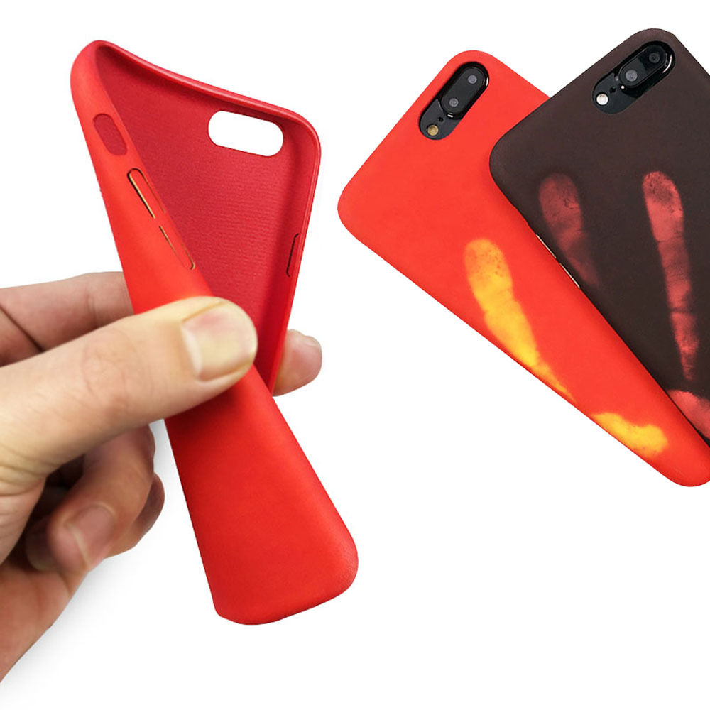 Coque iPhone 7 Plus / 8 Plus - Thermosensible - Rouge