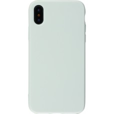 Hülle iPhone Xs Max - Gummi - Weiss