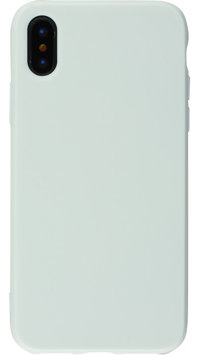 Coque iPhone XR - Gel - Blanc