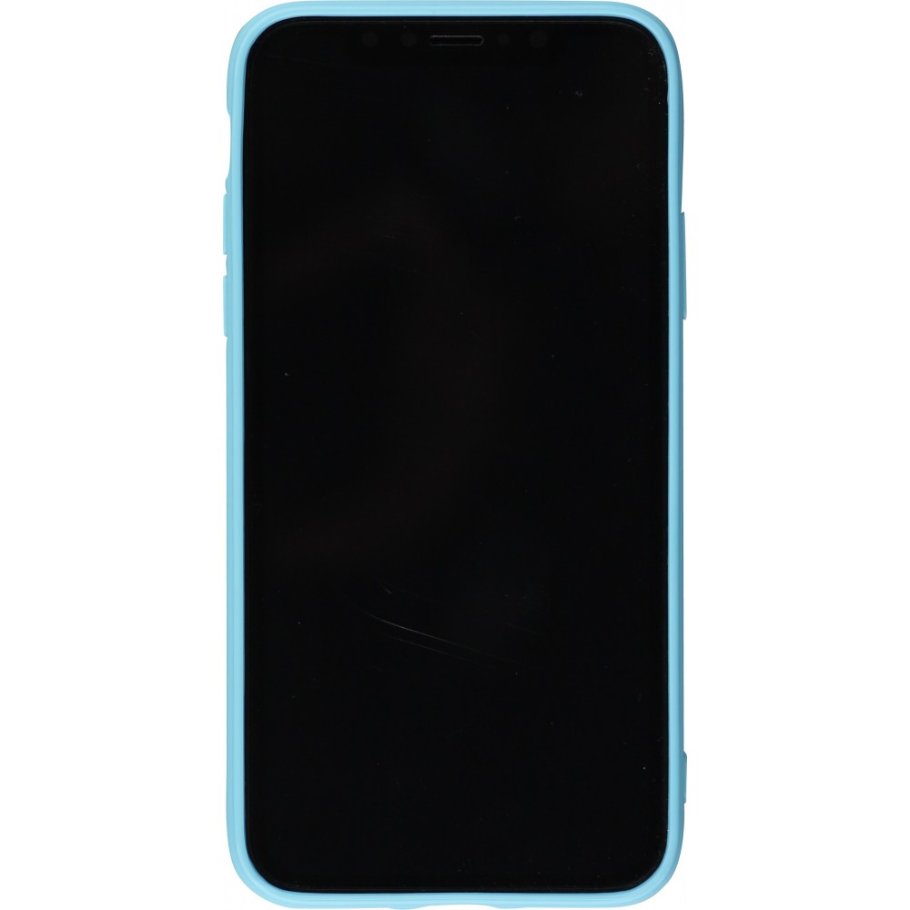 Coque iPhone XR - Gel - Bleu clair