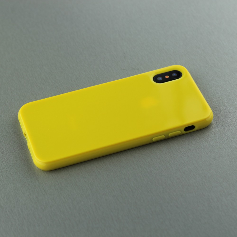 Coque iPhone XR - Gel jaune