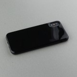 Hülle iPhone XR - Gummi - Schwarz