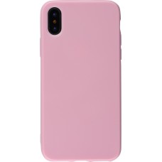 Coque iPhone Xs Max - Gel - Rose clair