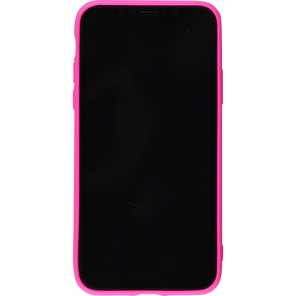 Coque iPhone XR - Gel - Rose foncé