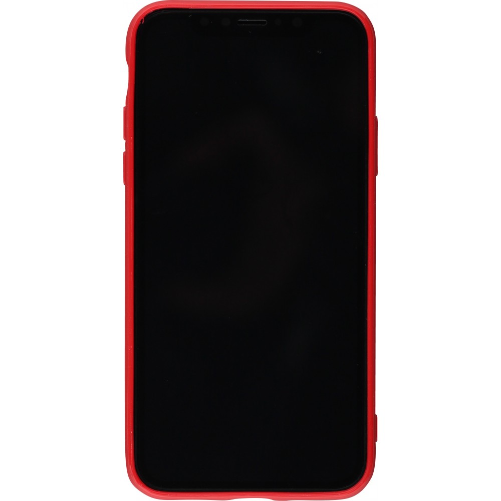 Coque iPhone Xs Max - Gel - Rouge