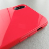 Hülle iPhone XR - Gummi - Rot