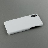 Coque iPhone XR - Plastic Mat - Blanc