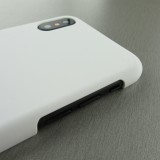 Coque iPhone Xs Max - Plastic Mat - Blanc